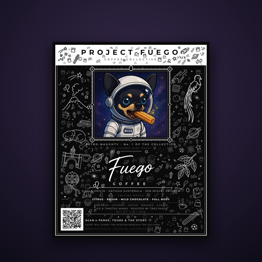 Fuego Coffee 1 lb — Astro-Naughty Edition No. 1