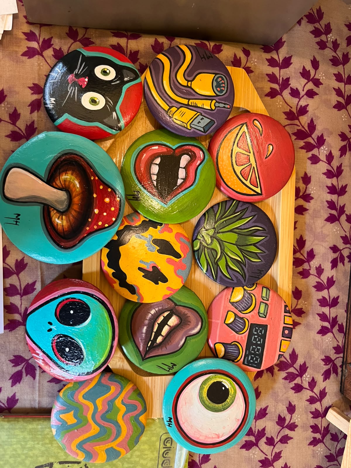 Painted rocks